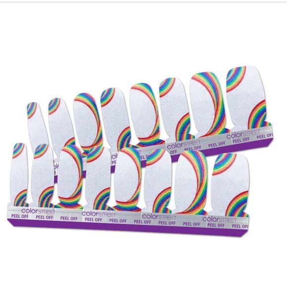 Color Street | Take Pride shimmering holographic shade with rainbows. - Picture 7 of 9